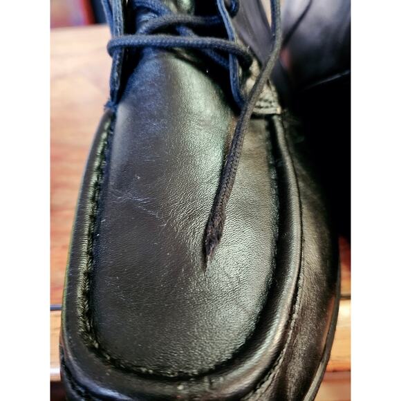 Red Wings Dunoon Chukka Adventure Gorpcore Black Leather Boots USA 13E - Picture 13 of 13